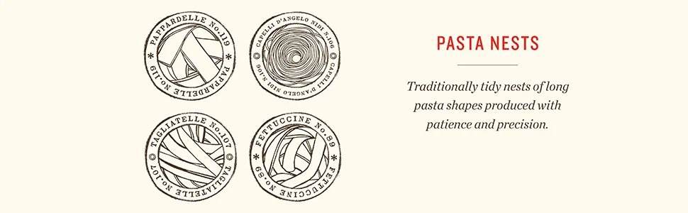 Rummo Tagliatelle Pasta No.107 500 g (Pack of 1) - Pasta Nests Logo