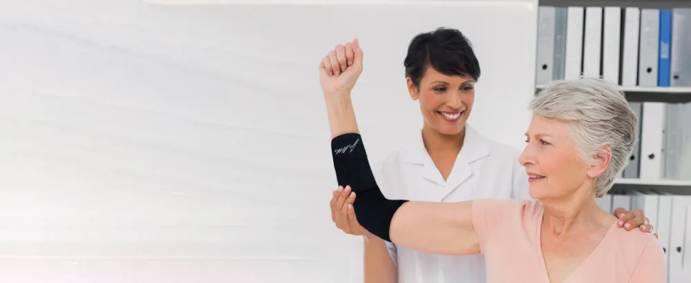 Doctor Developed Copper Elbow Support Compression Sleeve and Doctor Written Handbook- Relief from Tennis/Golfers Elbow & Other Elbow Conditions - Excellent Customer Support X-Large - Doctor Developed Copper Elbow Brace