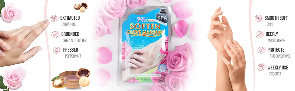 7th Heaven Soften Sock Masque 1 Pair - soften glove mask banner