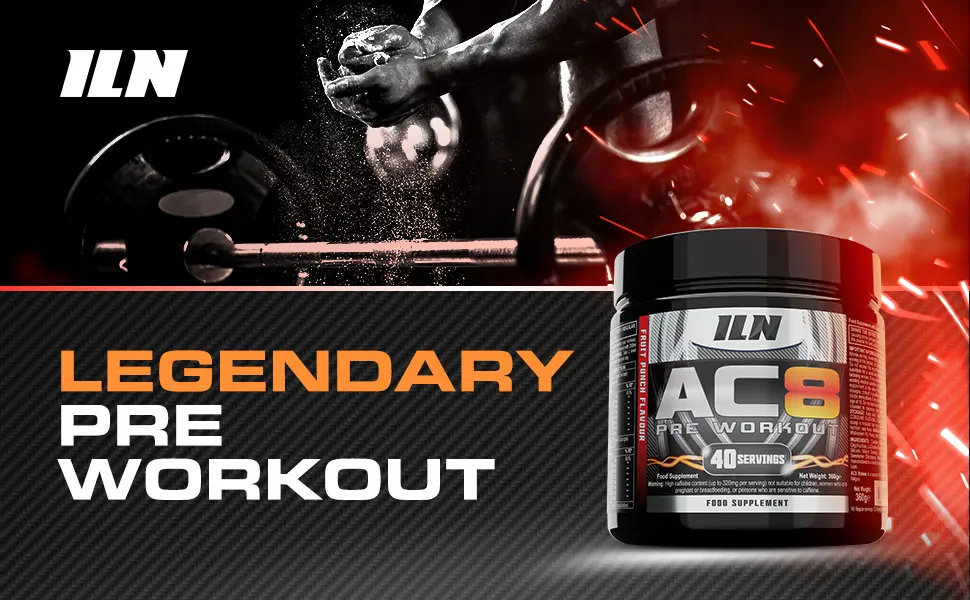 AC8 Pre Workout Powder Preworkout for Men and Women with Creatine and Caffeine Pre-Workout Supplements (Fruit Punch) - pre workout