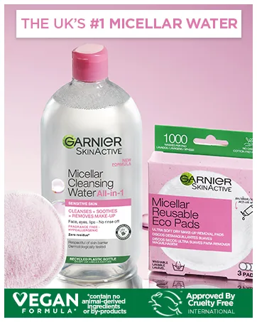Garnier SkinActive Micellar Cleansing Water 700ml Unscented 700 ml (Pack of 1) - Garnier, Micellar