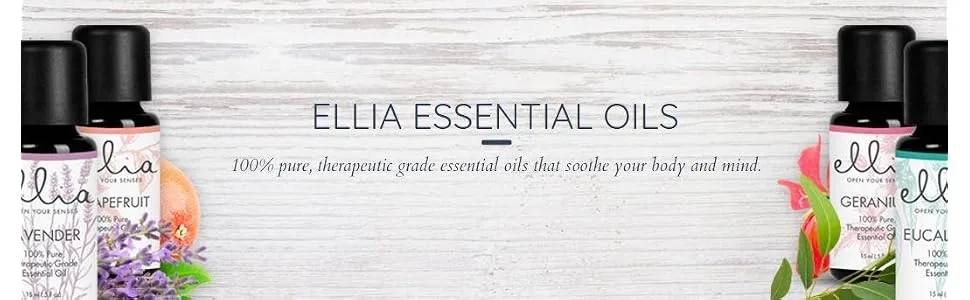 Ellia Aroma Diffuser Orange Essential Oil Mix Pure Aromatherapy Diffusing Sweet Uplifting Scent Inspire Positivity + Boost Cheerful Mood Long Lasting UV Protection Bottle Orange 15 ml - product information 5