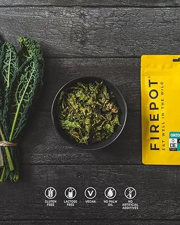 FIREPOT Porcini Mushroom Risotto (Extra Large) - Healthy VEGAN Dehydrated Expedition Food - fIREPOT