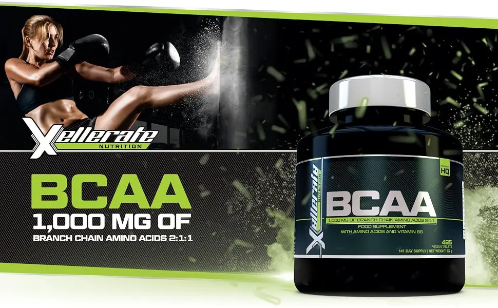 BCAA Tablet 1000mg 425 Tablets 3000mg Daily Serving 141 Day Supply 2:1:1 BCAAs Branch Chain Amino Acids + B6 - product information 7