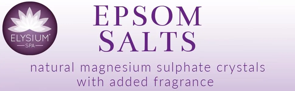 Elysium Spa Natural Lavender Epsom Salts 450G Lavender 450.00 g (Pack of 1) - lavendar