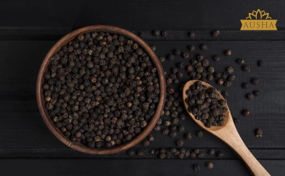 Ausha Organic Ground Black Pepper 200g - Coarse | Winner Great Taste Award 2023 200 g (Pack of 1) - peppercorns organic