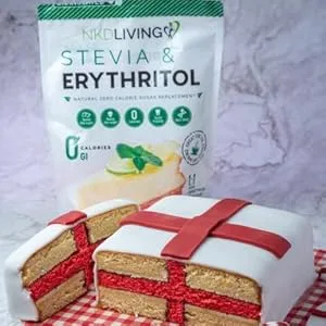 NKD Living Stevia & Erythritol (1:1) Same Sweetness as Sugar Natural Zero Calorie Sugar Replacement 750g - Maxine_England_cake