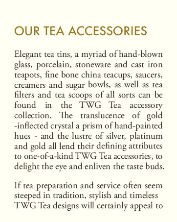 TWG Tea - Red Balloon Tea - Rooibos Tea - Coconut & Blueberries - Haute Couture Tin 100g - Gift Set - product information 13