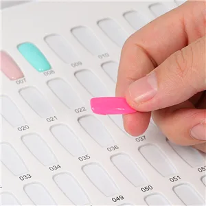 TP 120 Nail Tips Leather Cover Gel Polish Display Chart Book Nail Art Salon Tools (Rose) - product information 20