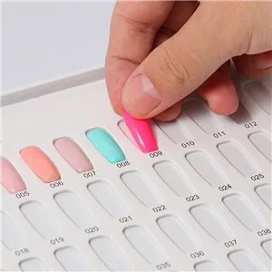 TP 120 Nail Tips Leather Cover Gel Polish Display Chart Book Nail Art Salon Tools (Rose) - product information 21