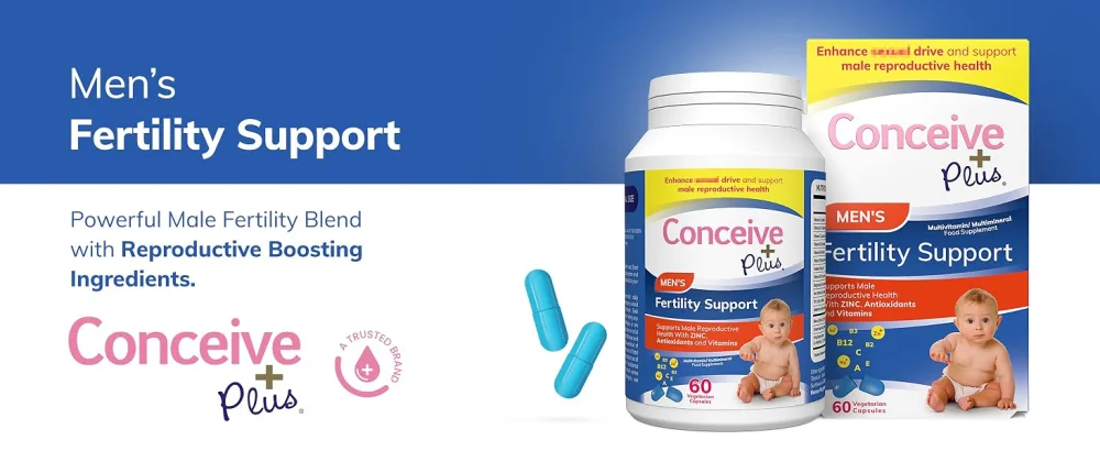 CONCEIVE PLUS Male Fertility Supplements - Boost Sperm Count, Motility & Libido - Maca Root, Folic Acid, L-Arginine, Zinc & Magnesium - Multivitamin for Men’s Health & Fertility Support, 60 Caps - product information 13