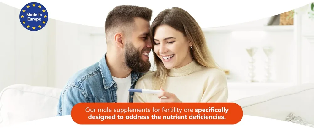 CONCEIVE PLUS Male Fertility Supplements - Boost Sperm Count, Motility & Libido - Maca Root, Folic Acid, L-Arginine, Zinc & Magnesium - Multivitamin for Men’s Health & Fertility Support, 60 Caps - product information 14