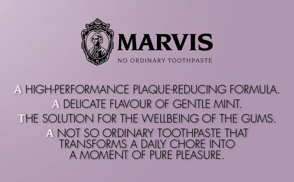 Marvis Classic Strong Mint Toothpaste 85 ml Sensational Flavoured Toothpaste for a Long-Lasting Freshness - mint sensitive