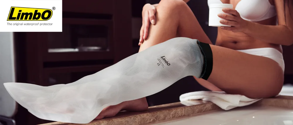 LimbO Waterproof Protectors Cast and Dressing Cover - Adult Full Arm (M87: 41-54 cm Upper Arm Circ.) - limbo waterprrof protector