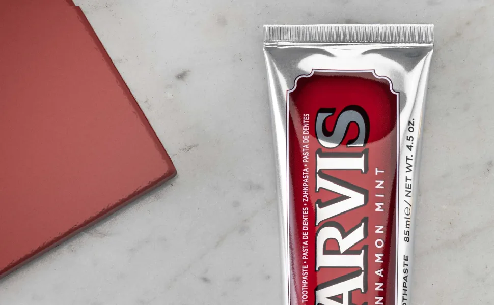 Marvis Cinnamon Mint Toothpaste 85 ml Sensational Flavoured Toothpaste Helps Remove Plaque & Promote Healthy Gums with Long-Lasting Freshness Cinnamint 85 ml (Pack of 1) - product information 18