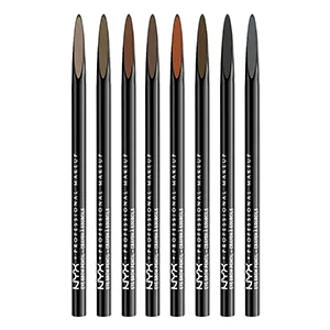NYX Professional Makeup Precision Brow Pencil Dual Ended with Flat Tip Pencil and Spoolie Brush Vegan Formula Shade: Blonde 01 Blonde - product information 22