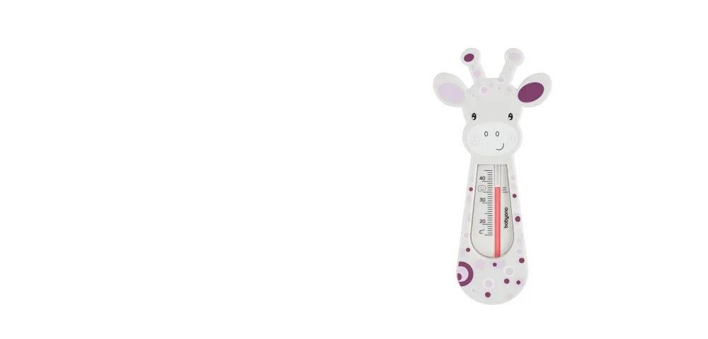 Baby Safe Floating Bath Thermometer GIRAFFE (Grey) - bath thermometer