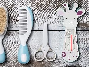 Baby Safe Floating Bath Thermometer GIRAFFE (Grey) - changing mat