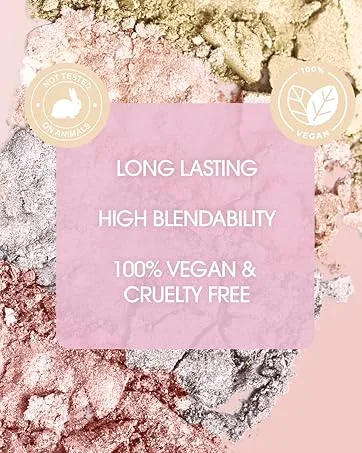 Contour Powder Kabuki Foundation Blush Fan Brush Set - Synthetic Sculpting and Highlighting Kit - Contouring Makeup Brushes - highlighter palette