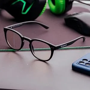 Horus X Urban Casual Blue Light Blocking Gaming Glasses - Professional Filter Anti-Fatigue for Screens (Video Games TV PC) | Clear - anti glare glasses