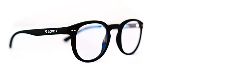Horus X Urban Casual Blue Light Blocking Gaming Glasses - Professional Filter Anti-Fatigue for Screens (Video Games TV PC) | Clear - blue light blocking glasses gaming glasses computer glasses women men anti glare antiglare