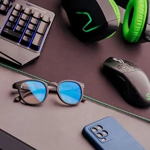 Horus X Urban Casual Blue Light Blocking Gaming Glasses - Professional Filter Anti-Fatigue for Screens (Video Games TV PC) | Clear - clear gaming glasses