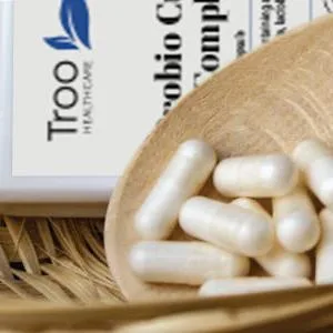 Troo Acidophilus Complete Supplement - High-strength Multi-strain Active Live Bacteria Complex - 10 Billion CFU 60 Capsules - Suitable for Vegans - vegan probiotics
