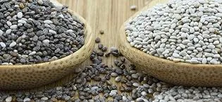 The Chia Company Black Chia Seed Shaker 230g - black and white chia
