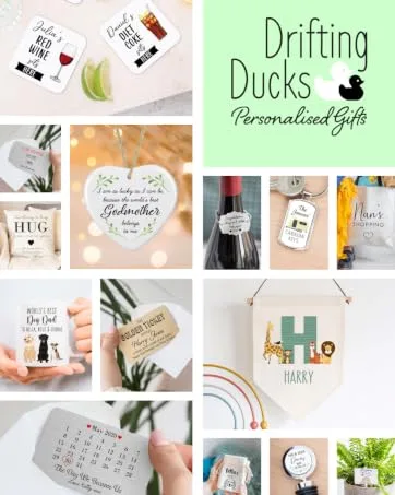 Drifting Ducks Personalised Sentimental Keepsake Day You Became My Dad Date Plastic Keyring Father's Day New Baby Gift - drifting ducks personalised gifts logo and product range
