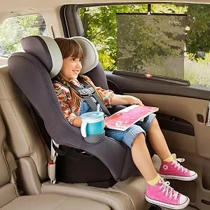 Munchkin Smart Car Window Sun Safety Shade   Provides Maximum UVA UVB Protection Automatically Rolls up and Down with Car Window - product information 18