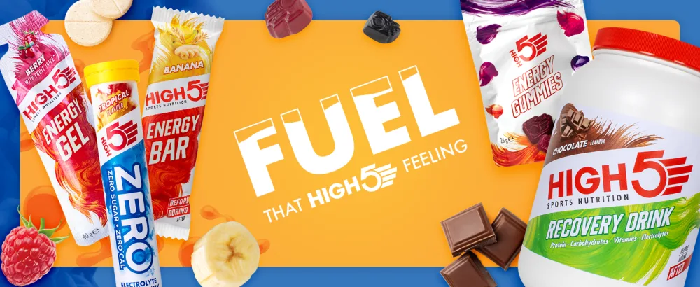 HIGH5 ZERO Caffeine Hit Electrolyte Hydration Tablets Added Vitamin C (Berry 20 Tablets) Berry 20 Count (Pack of 1) - ZERO Fuel HIGH5 Desktop