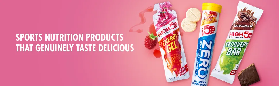 HIGH5 Cycle Pack Containing Cycling Energy Hydration & Recovery Products 1 Count (Pack of 1) - Hydration Tablets;Electrolyte drink;electrolyte tablets;energy gel;power gel;energy gels