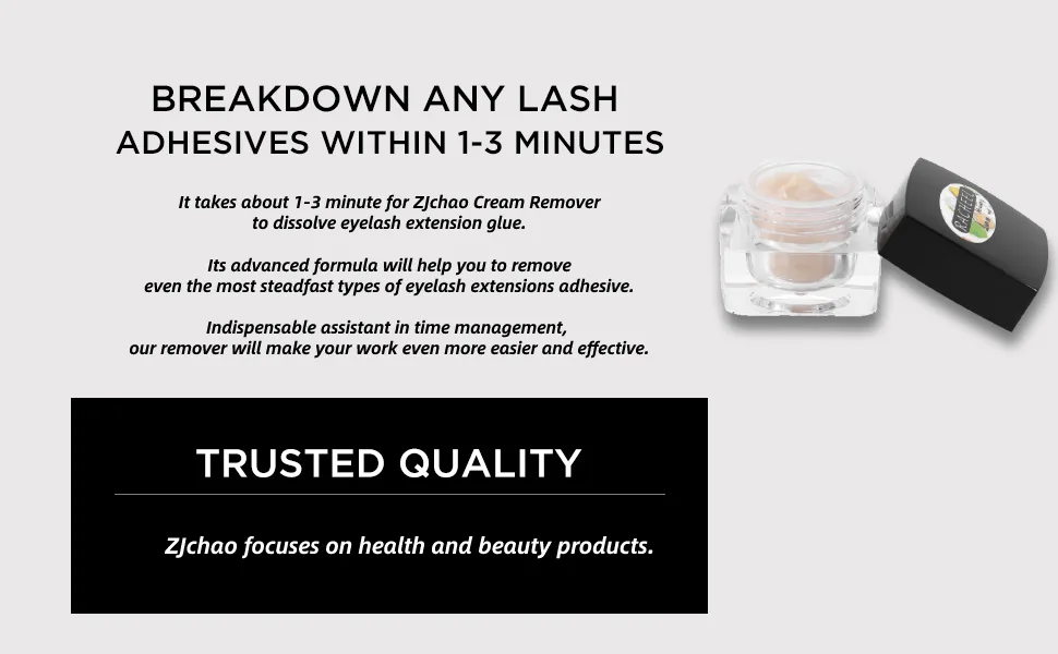 5g Eyelash Remover Cream anti-irritation Grafting Eyelash Extension Remover Adhesive Gel Removing Cream - BREAKDOWN ANY LASH