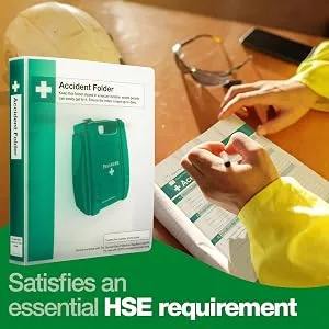 Safety First Aid Group Accident Book A4 A4 Accident Book - Accident Folder