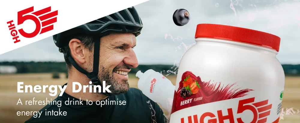 HIGH5 Energy Drink With Protein Blend of Carbohydrates Protein & Electrolytes (Citrus 1.6kg) Citrus 1.6kg - Energy Drink Header Desktop
