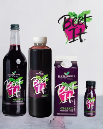 Beet It Organic Beetroot Juice (250ml x 12) Picked and Pressed Beetroot 12x250ml - Beet It Range