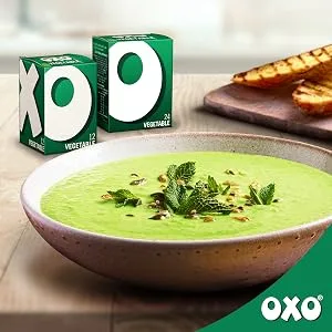 OXO 12 Full-Bodied Flavour Vegetable Stock Cubes 71 g (Pack of 1) Vegetable 12 - Lifestyle Image