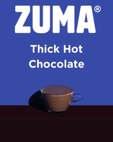 Zuma Thick Hot Chocolate - 25% cocoa (2 kg tin) Chocolate Thick - 25% Cocoa 2 kg (Pack of 1) - product information 10