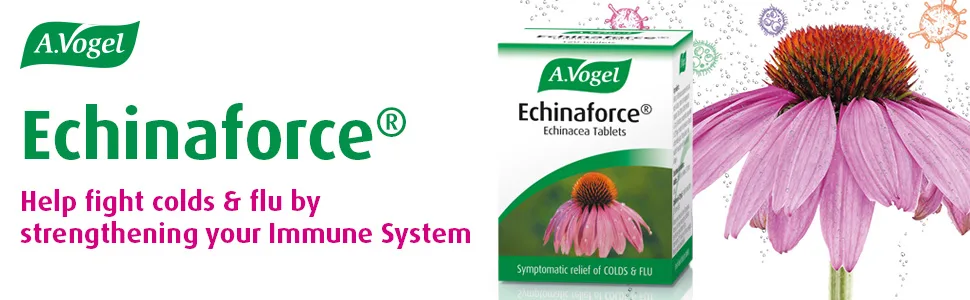 A.Vogel Echinaforce Echinacea Tablets | Relieves Cold & Flu Symptoms by Strengthening the immune System | 42 Tablets - Our No.1 Cold & Flu Remedy