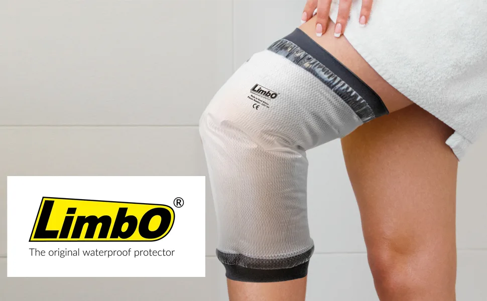 LimbO Waterproof Protectors Dressing Cover for Shower Adult Knee M86 39 to 54 cm Above Knee Circumference - M86 cover image