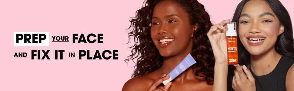 Collection Cosmetics Primed and Ready Fixing Spray Hydrating Mist Dewy - prep your face and fix it in place