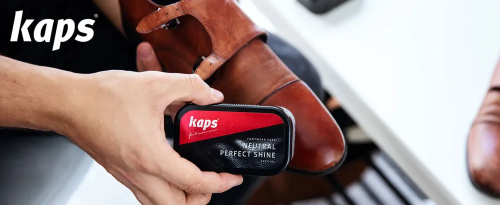 Shoe Polish Sponge Gives Instant Gloss For Leather Shoes Boots Bags Kaps Perfect Shine (Brown) - product information 20