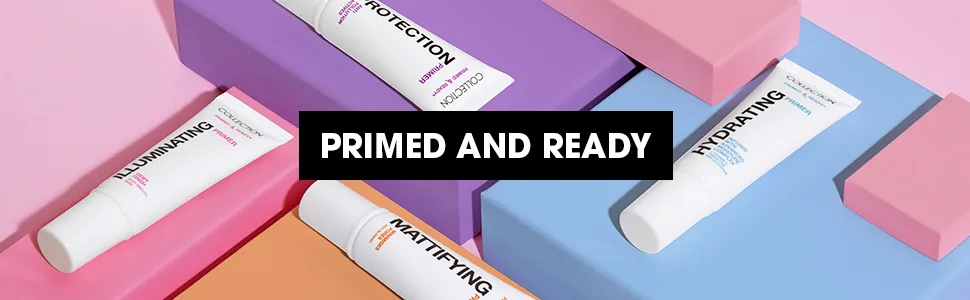 Collection Cosmetics Primed and Ready Invisible Setting Powder Silk Enriched Pressed Powder For Breakout Prone Skin 15g Invisible - Collection Primed and Ready Banner