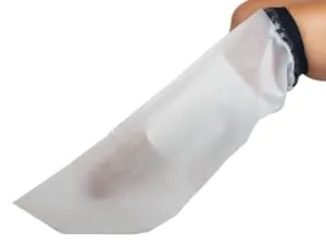 LimbO Waterproof Protectors Cast and Dressing Cover - Adult Half Leg (M76: 35-40 cm Above Knee Circ. (5 5 6 0)) - Step Four