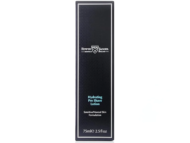 Edwin Jagger HPSFF Hydrating Pre-Shave Lotion for Sensitive Skin for Men (75ml) - HPSFF Front Packaging