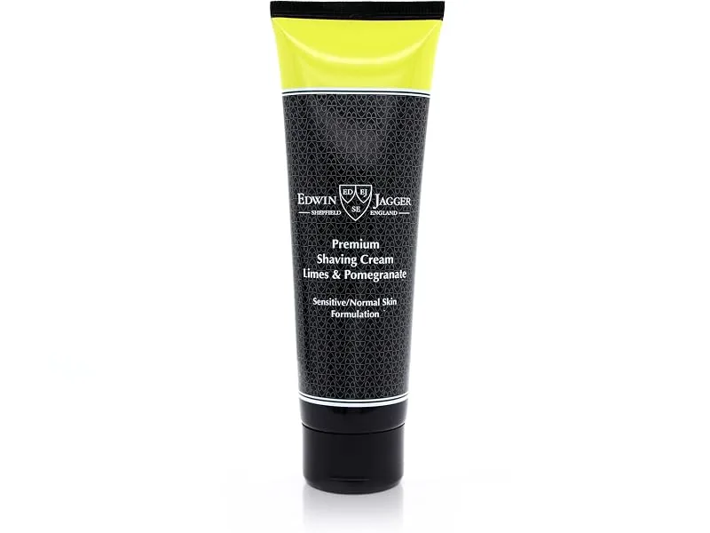 Edwin Jagger SCLPT Limes & Pomegranate 99.9% Natural Premium Shaving Cream 75ml Tube Limes & Pomegranate 75 ml (Pack of 1) - SCLPT Front