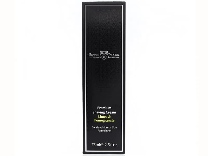 Edwin Jagger SCLPT Limes & Pomegranate 99.9% Natural Premium Shaving Cream 75ml Tube Limes & Pomegranate 75 ml (Pack of 1) - SCLPT Packaging