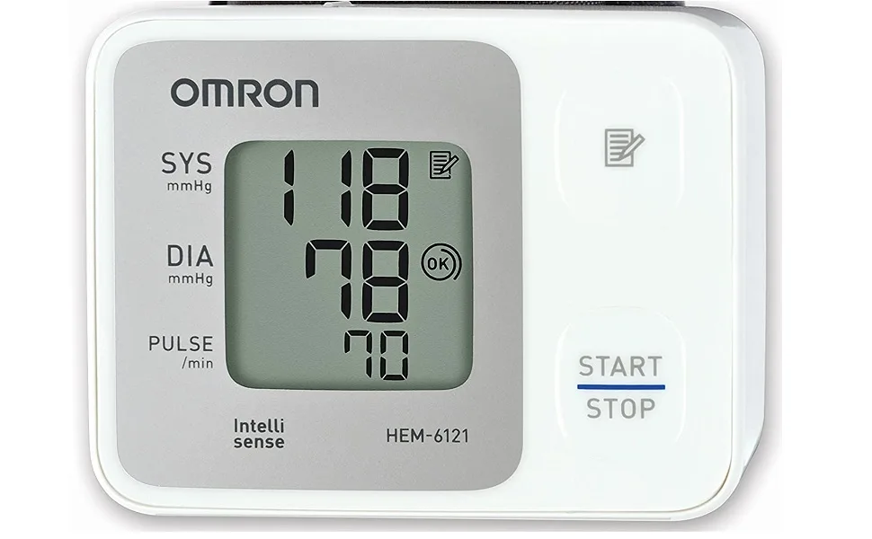 Omron HEM-6113-E RS2 Wrist Digital Blood Pressure Monitor 60mm x 78mm x 21mm - product information 20