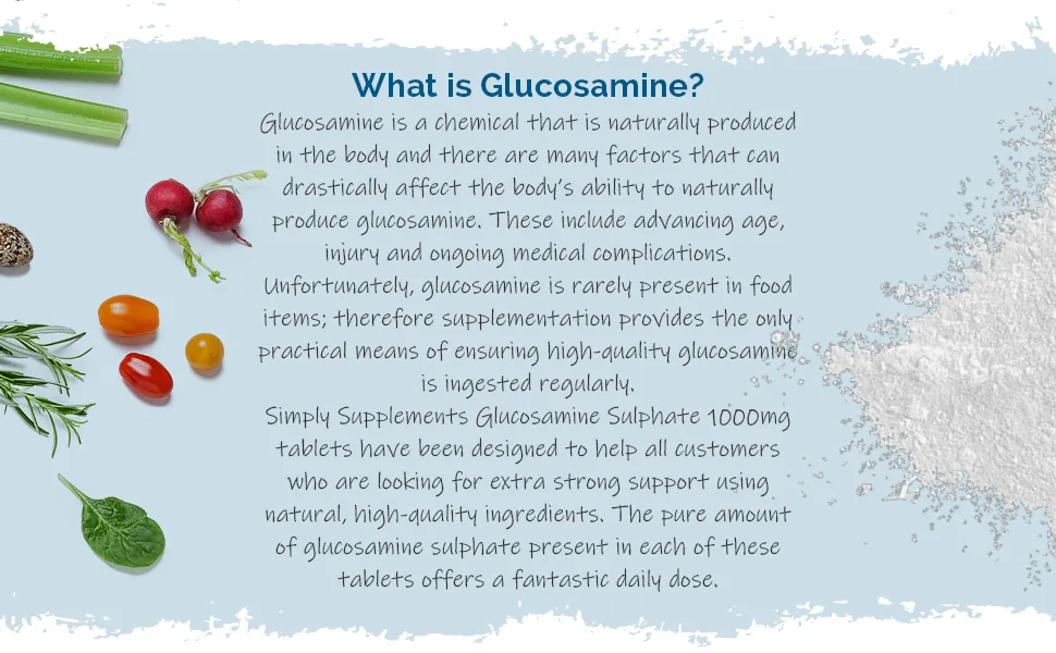 Glucosamine Sulphate 2KCl 1000mg | 120 Tablets | Manufactured in The UK 120 Count (Pack of 1) - AEBC-S129-3
