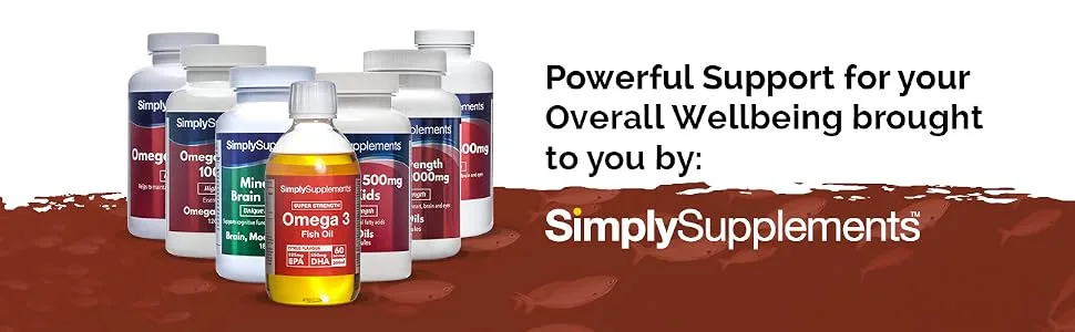 Omega 3 Fish Oil 1000mg Capsules | 360 Capsules | Providing EPA & DHA | Manufactured in The UK - S4004